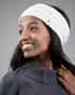 TreeHeadband Cable Knit Chalk